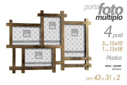 Portafoto multiplo parete - portafoto,