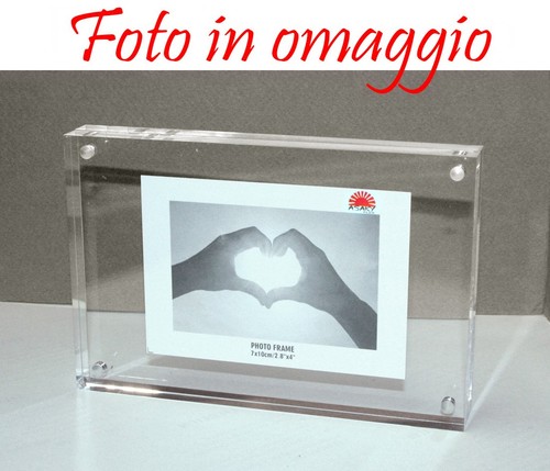 Cornice portafoto trasparente