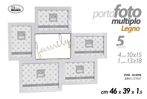 Portafoto multiplo parete - portafoto,