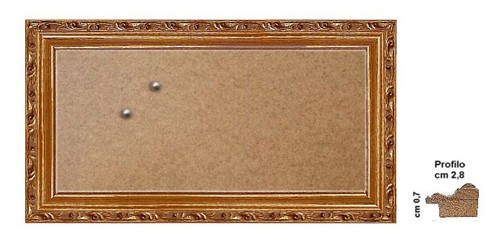 Cornice legno oro - legno, con