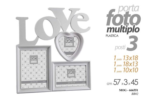 Portafoto multiplo parete - multiplo,